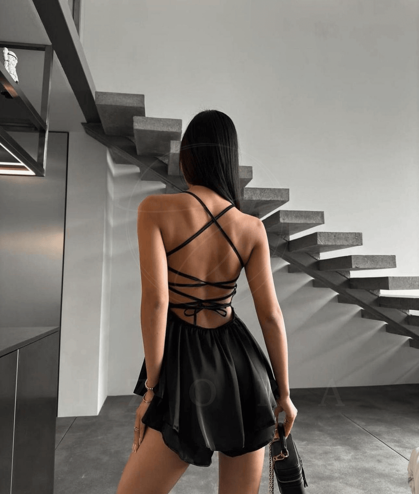 Sofia Volanlı Elbise